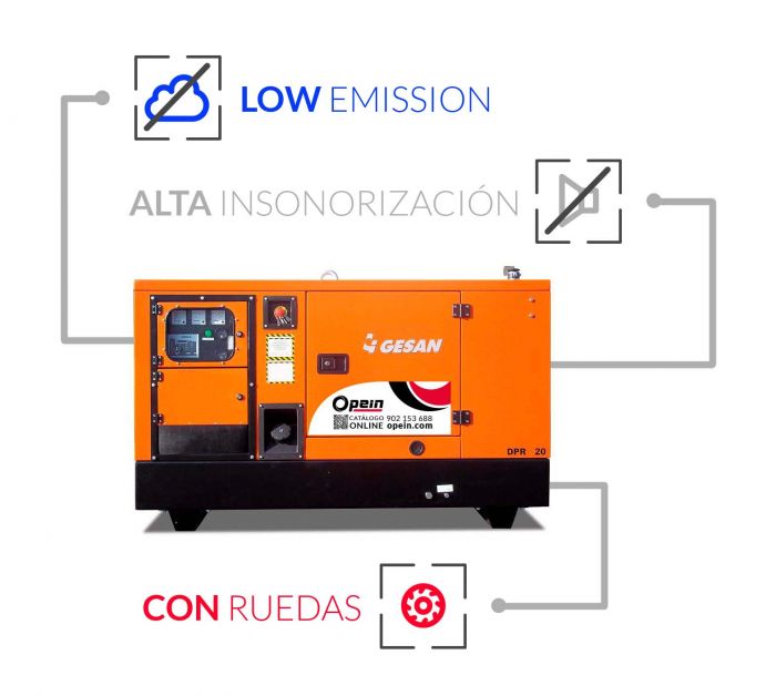Grupo 45kva alta-insonoriza