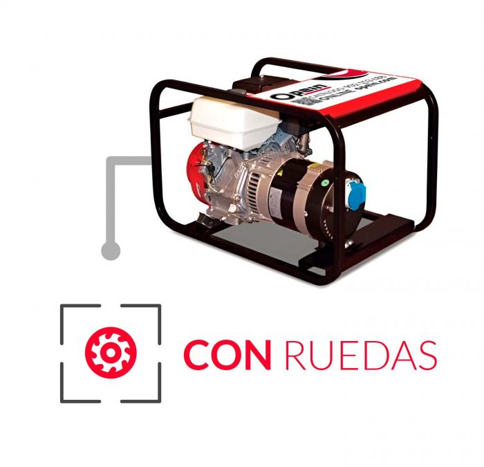 Grupo 7kva gasolina 400-230v