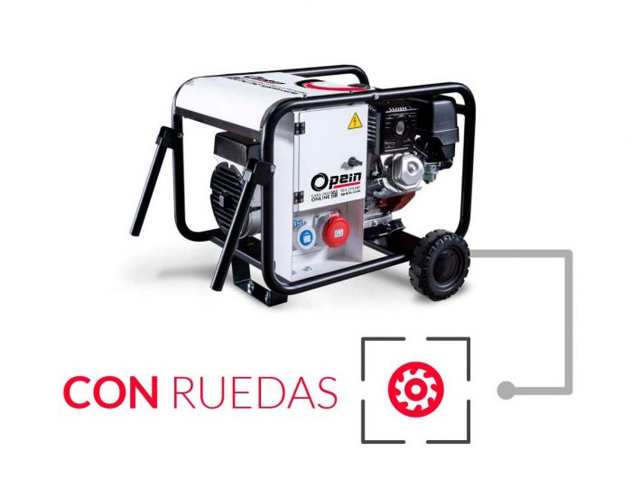 Grupo 8kva gasolina 400-230v