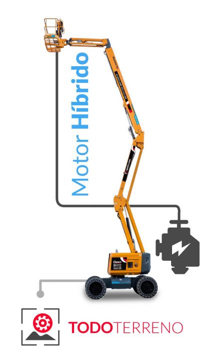 ARTICULADA TT HIBRID 20M 230KG