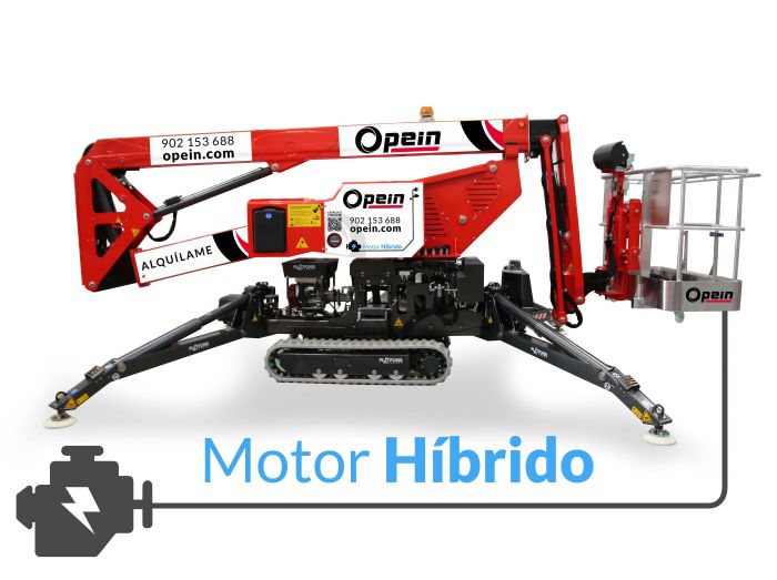 Opein | Alquiler y venta de Oruga híbrida Platform Basket 20-95 20m 250kg en Canarias, Madrid y Marruecos.