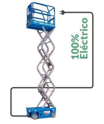 Opein | Alquiler y venta de tijera eléctrica de 8 metros interior-exterior 230kg en Madrid, Canarias y Marruecos.