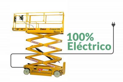 Opein | Alquiler y venta de tijera eléctrica de 10 metros interior 230kg en Madrid, Canarias y Marruecos.