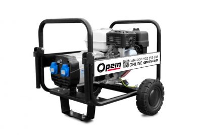 Opein | Alquiler y venta de grupo electrógeno gasolina, monofásico, 3 kva y motor Volvo en Canarias, Madrid y Marruecos.