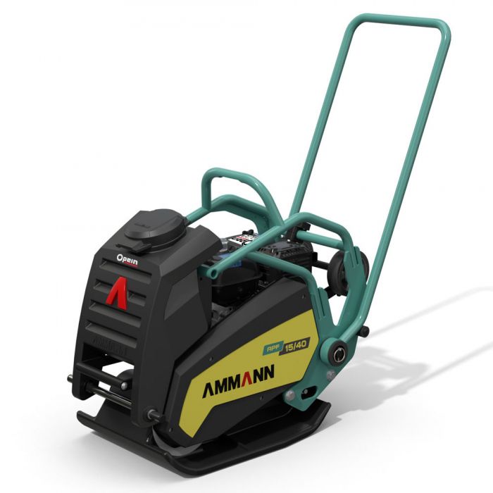 Opein | Alquiler y venta de bandeja compactadora monodireccional 80kg Ammann & motor Honda en Canarias, Madrid y Marruecos.