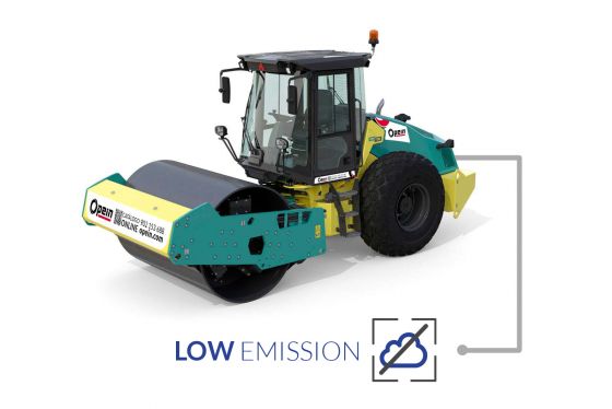 Opein | Alquiler y venta de rodillo compactador monocilíndrico Ammann 15000kg en Canarias, Madrid y Marruecos.