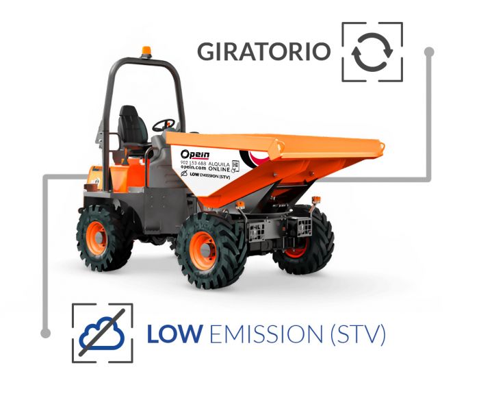 DUMPER ART.GIRA.4X4 3000KG STV