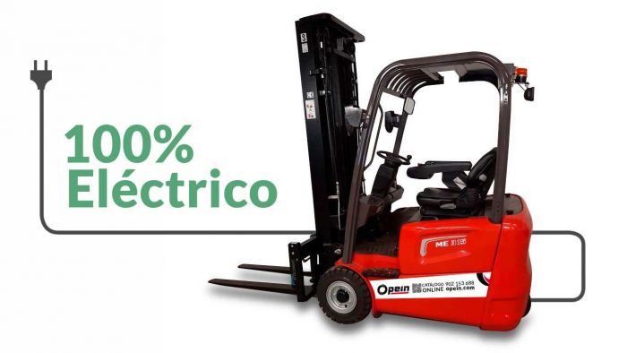 Opein | Alquiler y venta de Carretilla elevadora industrial eléctrica Manitou ME 315 1,5T sin matriculación en Canarias y Marruecos.