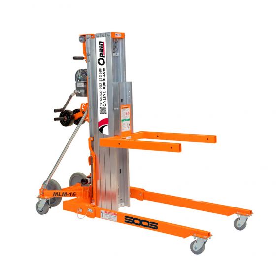 Opein | Alquiler y venta de Elevador de material Liftsmart MLM16 4,2m 295kg en Canarias y Marruecos.