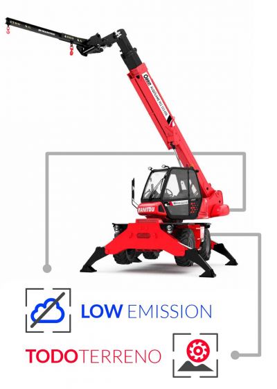 Opein | Alquiler y venta de Manipulador telescópico todoterreno 4x4 Manitou 14M en Canarias, Madrid y Marruecos.