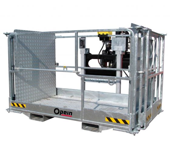 Opein | Alquiler y venta de Plataforma de elevación Manitou para 3 personas y 1000kg en Canarias, Madrid y Marruecos.