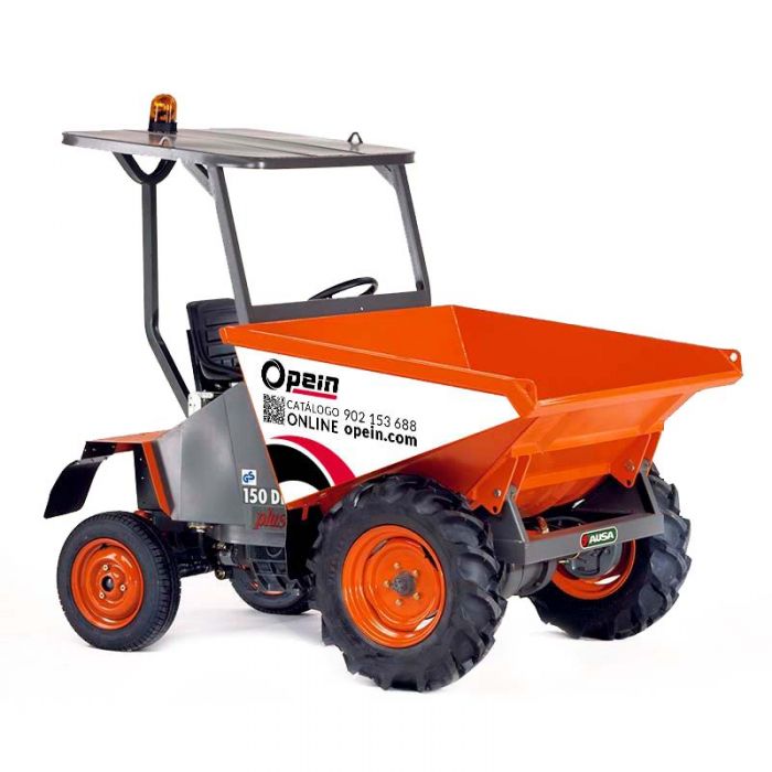 Opein | Alquiler y venta de dumper rígido Ausa 108DH 4x2 1000KG en Canarias, Madrid y Marruecos.