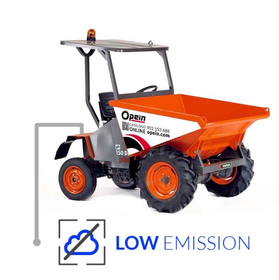 Opein | Alquiler y venta de dumper rígido Ausa D150RM 4x2 1500KG STV en Canarias, Madrid y Marruecos.
