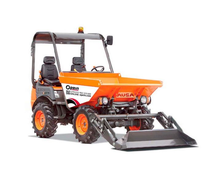 Opein | Alquiler y venta de dumper autocargable Ausa D201RHS 2000KG en Canarias, Madrid y Marruecos.