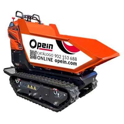 Opein | Alquiler y venta de minidumper orugas Neipo 500kg de carga en Canarias, Madrid y Marruecos.