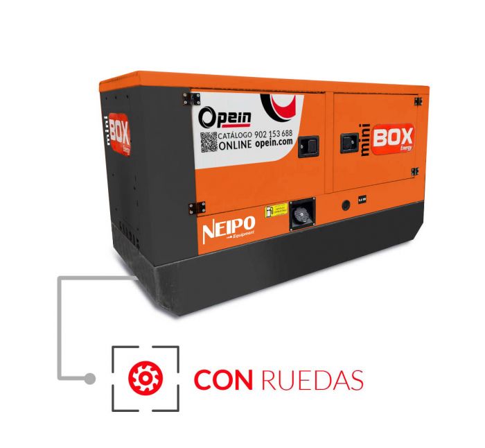 Opein | Alquiler y venta de grupo electrógeno diésel, trifásico y 12 kva en Canarias, Madrid y Marruecos.