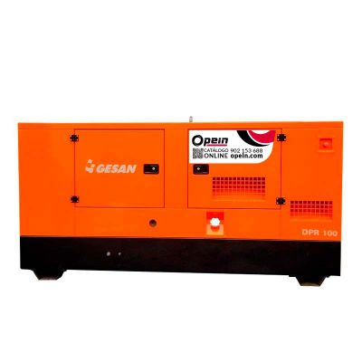 Opein | Alquiler y venta de grupo electrógeno diésel 100 kva, motor Perkins de bajo consumo e insonorizado en Canarias, Madrid y Marruecos.