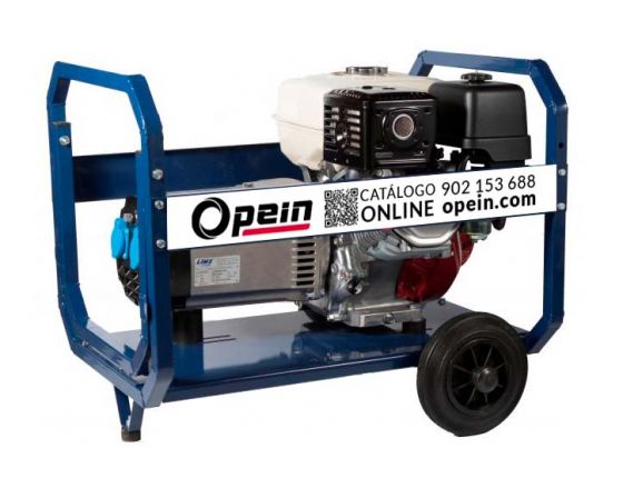 Opein | Alquiler y venta de grupo electrógeno gasolina, monofásico, 3 kva y motor Volvo en Canarias, Madrid y Marruecos.