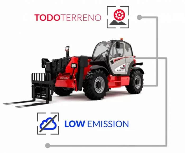 Opein | Alquiler y venta de Manipulador telescópico Manitou MT 1840 18M matriculado en Canarias, Madrid y Marruecos.