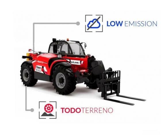 Opein | Alquiler y venta de Manipulador telescópico Manitou MT 1335 13M con matriculación en Madrid, Canarias y Marruecos.