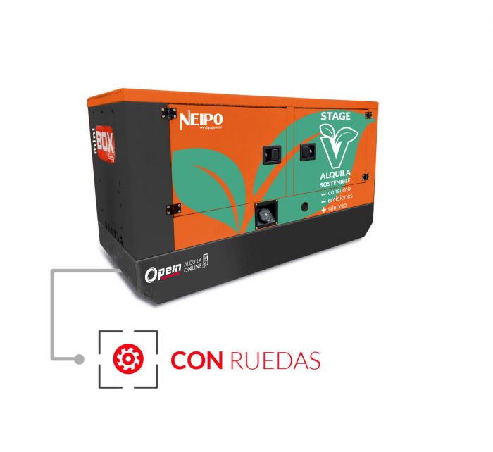 Opein | Alquiler y venta de Grupo electrógeno Minibox 12 kva 230 ec STV  en Canarias, Madrid y Marruecos.