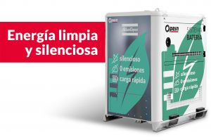 Opein | Alquiler y venta de Sistema de almacenamiento de energía batería 45kW 77kWh portátil en Canarias y Madrid.