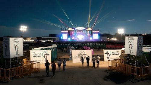 Planificación de zonas sanitarias en eventos:  Evita colas y mejora la experiencia del público