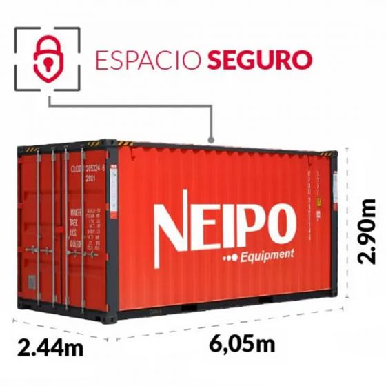 Opein | Alquiler de contenedores marítimos de 20 pies, trastero para almacenaje en Canarias, Madrid con la mejor calidad precio.