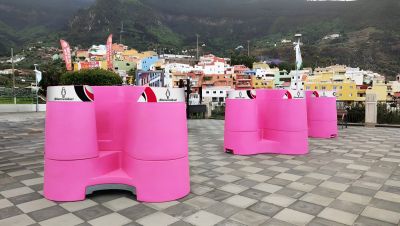 Opein | Alquiler y venta de urinario femenino múltiple en Canarias y Madrid con la mejor calidad precio.