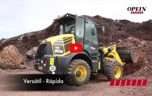 ¿Conoces la pala cargadora WA80M de Komatsu?