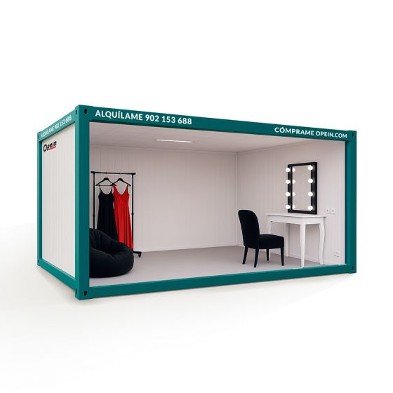 Opein | Alquiler y venta de camerinos para eventos, conciertos y rodajes de cine, modulares en Canarias, Madrid y Marruecos con la mejor calidad precio.