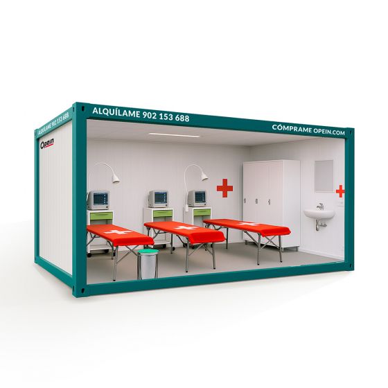 Opein | Alquiler y venta de hospitales de campaña en Canarias, Madrid y Marruecos con la mejor calidad precio.