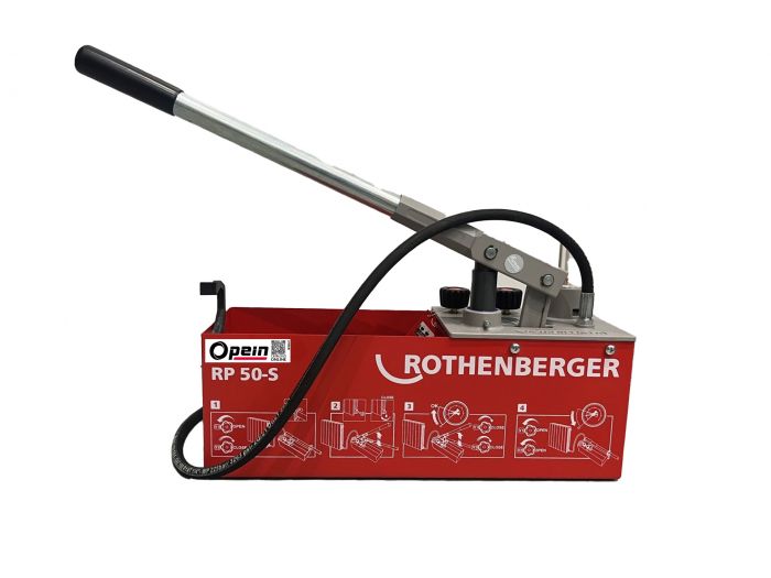 Opein | Alquiler y venta de bomba manual Rothenberger para comprobación de presión 0-60bar en Canarias, Madrid y Marruecos.