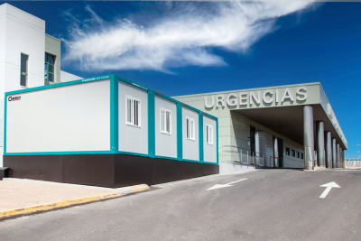 Opein | Alquiler y venta de hospitales de campaña en Canarias, Madrid y Marruecos con la mejor calidad precio.