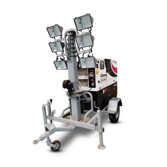 Opein | Alquiler y venta de torre ilum.led 6x200w 12kvas en Canarias, Madrid y Marruecos.