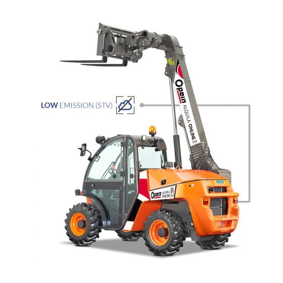 Opein | Alquiler y venta de Manipulador telescópico Ausa T 235 H con matriculación en Madrid, Canarias y Marruecos.