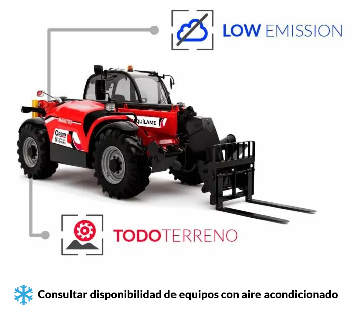 Opein | Alquiler y venta de Manipulador telescópico Manitou MT 1335 13M con matriculación en Madrid, Canarias y Marruecos.