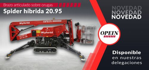 Es Tiempo de Subir de Nivel y Llegar a lo más Alto con la Nueva Oruga Híbrida Spider 20.95