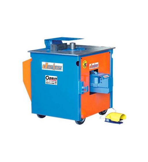 Opein | Alquiler y venta de cizalladora-dobladora eléctrica para ferralla 25-35mm 400v en Canarias, Madrid y Marruecos.