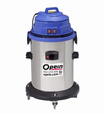 Opein | Alquiler y venta de aspiradora industrial con 2 motores y depósito de 60 litros en Canarias, Madrid y Marruecos.