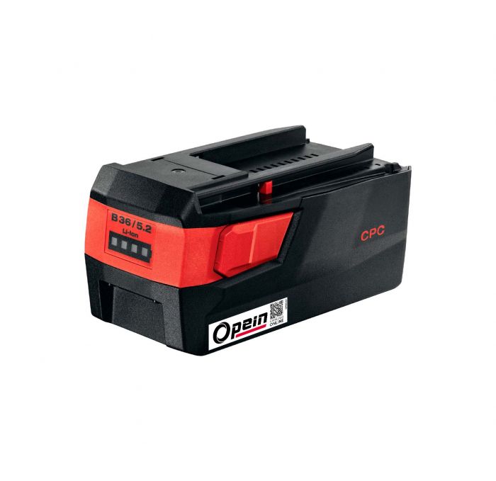 Opein | Alquiler y venta de batería de litio 36v 5,2ah Hilti en Canarias, Madrid y Marruecos.