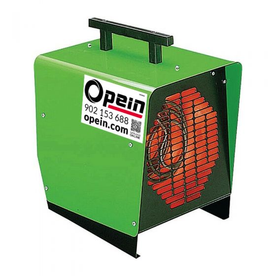 Opein | Alquiler y venta de cañón de calor / generador de aire caliente 230v en Canarias, Madrid y Marruecos.