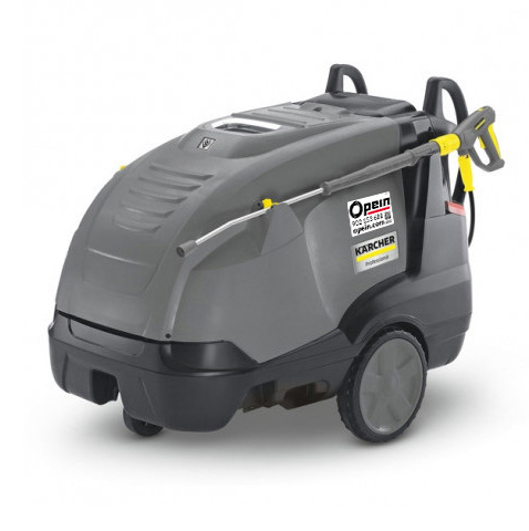 Opein | Alquiler y venta de hidrolimpiadora eléctrica de agua caliente Kärcher, alta presión 200 Bar, 1000l y 400v en Canarias, Madrid y Marruecos.
