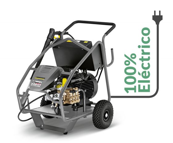 Opein | Alquiler y venta de hidrolimpiadora eléctrica de agua fría y alta presión Karcher, 500bar, 400v en Canarias, Madrid y Marruecos.