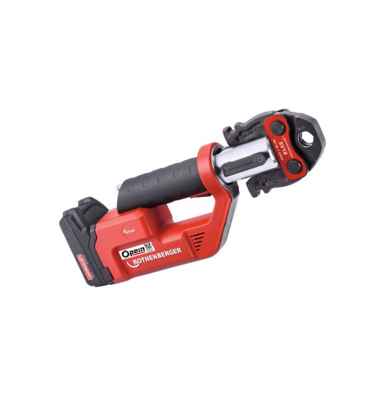 Opein | Alquiler y venta de prensadora multicapa electrohidráulica para tubos Rothenberger en Canarias, Madrid y Marruecos.