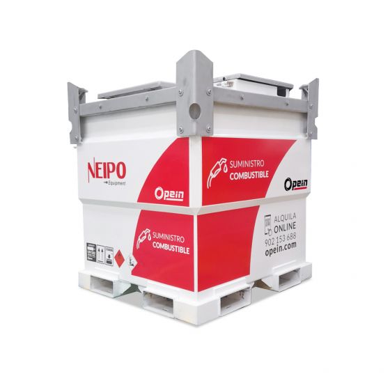 Opein | Alquiler y venta de depósito de combustible 1000l en Canarias, Madrid y Marruecos.