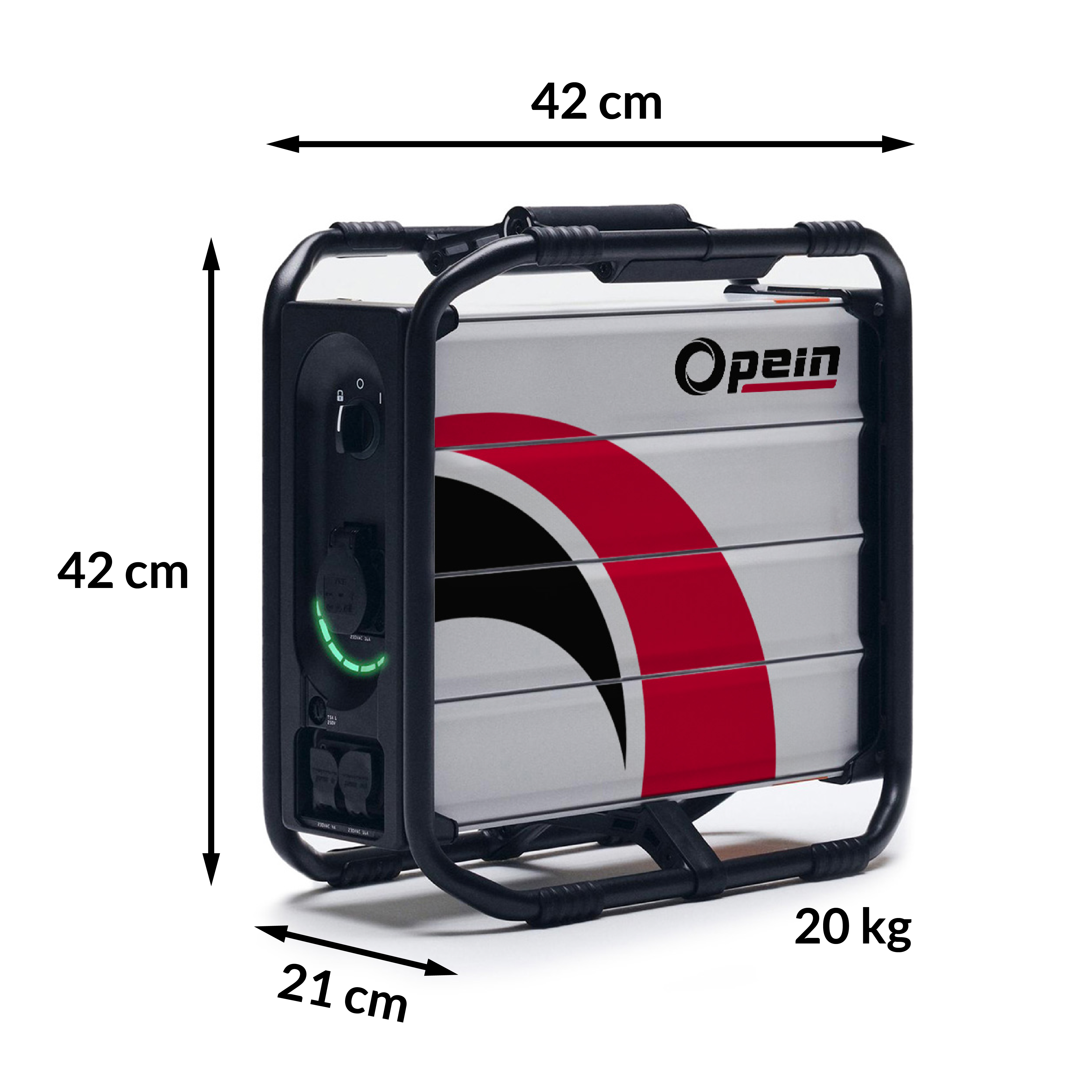 Opein | Alquiler y venta de Sistema de almacenamiento de energía batería portátil en Canarias y Madrid.