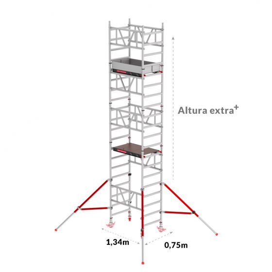 Opein | Alquiler, venta y montaje de andamios rodantes de aluminio en Canarias, Madrid y Marruecos.