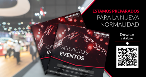 Preparados para la nueva normalidad: Catálogo de Servicios de Eventos